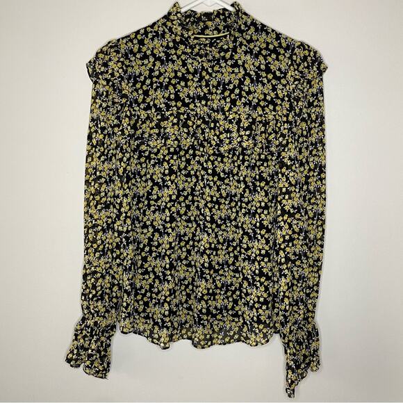 Boden Zoe Frill Detail Blouse Size 4 - Picture 5 of 10